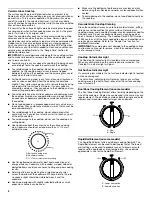 Preview for 6 page of Whirlpool WFE515S0ES User Instructions