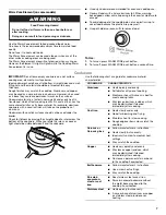 Preview for 7 page of Whirlpool WFE515S0ES User Instructions