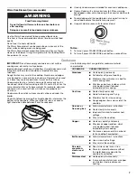 Preview for 7 page of Whirlpool WFE550S0HZ User Instructions