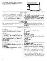 Preview for 8 page of Whirlpool WFE550S0HZ User Instructions