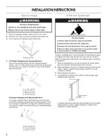 Preview for 8 page of Whirlpool WFG371LVQ2 Installation Instructions Manual