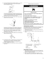 Preview for 9 page of Whirlpool WFG371LVQ2 Installation Instructions Manual