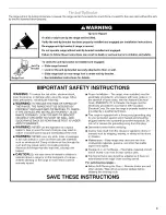 Preview for 3 page of Whirlpool WFG540H0AB0 User Instructions