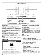 Preview for 6 page of Whirlpool  WFI910H0AS Use & Care Manual