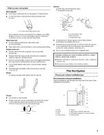 Preview for 9 page of Whirlpool WGD7300XW0 Installation Instructions Manual