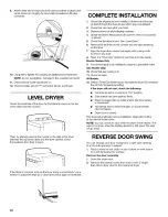 Preview for 12 page of Whirlpool WGD7300XW0 Installation Instructions Manual