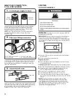 Preview for 16 page of Whirlpool WGD8500DC Installation Instructions Manual