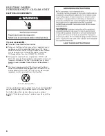 Preview for 6 page of Whirlpool WGD9250WR - Duet Cranberry - Gas Dryer Installation Instructions Manual