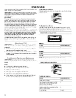 Preview for 12 page of Whirlpool WGE555S0BB Use And Care Manual