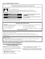 Preview for 2 page of Whirlpool WHAP081AW Use And Care Manual