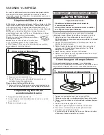 Preview for 34 page of Whirlpool WHAP081AW Use And Care Manual