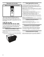 Preview for 42 page of Whirlpool WHAT081-1AW Use And Care Manual