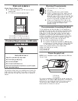 Preview for 4 page of Whirlpool WHAW050BW Use And Care Manual