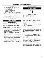 Preview for 5 page of Whirlpool WMC30516 Use And Care Manual