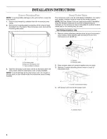 Preview for 4 page of Whirlpool WMH1162XVD - 1.6 cu. ft. Microwave-Range Hood Combination Installation Instructions Manual