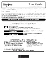 Whirlpool WMH32519CS User Manual preview