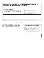 Preview for 4 page of Whirlpool WOC95EC0AS User Instructions