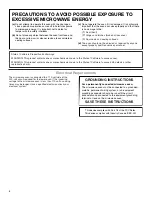 Preview for 4 page of Whirlpool WOC97EC0HZ User Instructions