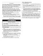 Preview for 8 page of Whirlpool WOD51ES4ES User Instructions