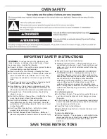 Preview for 2 page of Whirlpool WOS31ES7JS User Instructions