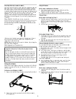 Preview for 8 page of Whirlpool WRR56X18FW02 User Manual