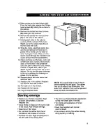 Preview for 9 page of Whirlpool X05002X0 Use And Care Manual