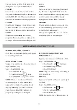 Preview for 8 page of Whirlpool XT-20EG/S Instructions For Use Manual