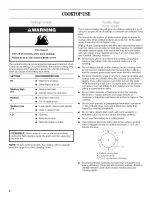 Preview for 6 page of Whirlpool YKERS507HB0 Use & Care Manual