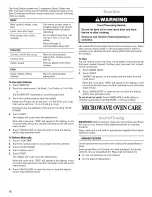 Preview for 12 page of Whirlpool YMH1141XM Use & Care Manual