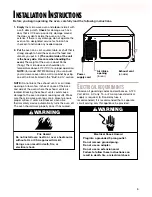 Preview for 5 page of Whirlpool YMT3115SH User Manual