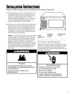 Preview for 5 page of Whirlpool YMT4110K Use & Care Manual