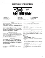 Preview for 9 page of Whirlpool YSF315PEK Use And Care Manual