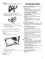 Preview for 15 page of Whirlpool YSF315PEK Use And Care Manual