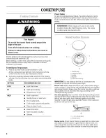 Preview for 6 page of Whirlpool YSF315PEMQ0 Use & Care Manual