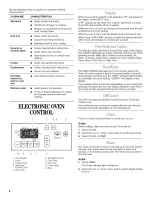 Preview for 8 page of Whirlpool YSF315PEMQ0 Use & Care Manual