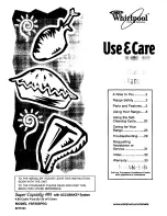 Preview for 1 page of Whirlpool YSF385PEG Use & Care Manual