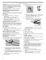 Preview for 14 page of Whirlpool YWEC310S0FW0 User Instructions