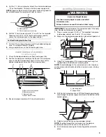 Preview for 9 page of Whirlpool YWMH1162XVS Installation Instructions Manual