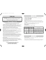 Preview for 2 page of White and Brown DB 717 “MAGELLAN” User Manual