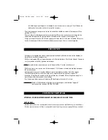 Preview for 6 page of White and Brown EX 824 Tosca User Manual