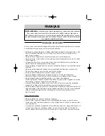 Preview for 2 page of White and Brown MF 215 Brownie User Manual