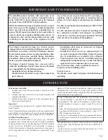 Preview for 3 page of White Mountain Hearth VFD32FB0F-1 Installation Instructions And Owner'S Manual