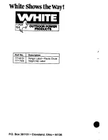 Preview for 20 page of White Outdoor Products 122-528R190 Owner'S Manual