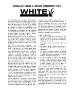 Preview for 44 page of White Outdoor 180, 180L, 200 Operator'S Manual