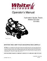 Preview for 1 page of White Outdoor GT-2150 Operator'S Manual