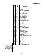 Preview for 37 page of White Outdoor GT-2150 Operator'S Manual