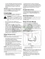 Preview for 15 page of White Outdoor GT 954H Operator'S Manual