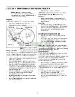 Preview for 19 page of White Outdoor GT 954H Operator'S Manual