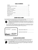 Preview for 2 page of White Outdoor LC-436 Operator'S Manual