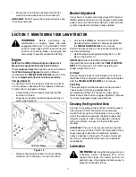 Preview for 17 page of White Outdoor LT 165 Operator'S Manual